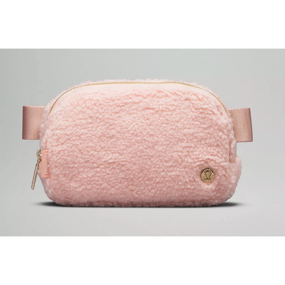 Lululemon Pink Sherpa Belt Bag